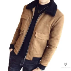 Veste Aviateur Homme<br /> Bomber Beige
