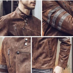 Veste Aviateur Homme<br /> Marron Clair 9 Veste Aviateur Homme<br /> Marron Clair -Esprit Aviation Veste Aviateur Homme br Marron Clair Esprit Aviation 1677215366