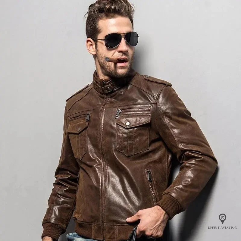 Veste Aviateur Homme<br /> Militaire 5 Veste Aviateur Homme<br /> Militaire – Image 3