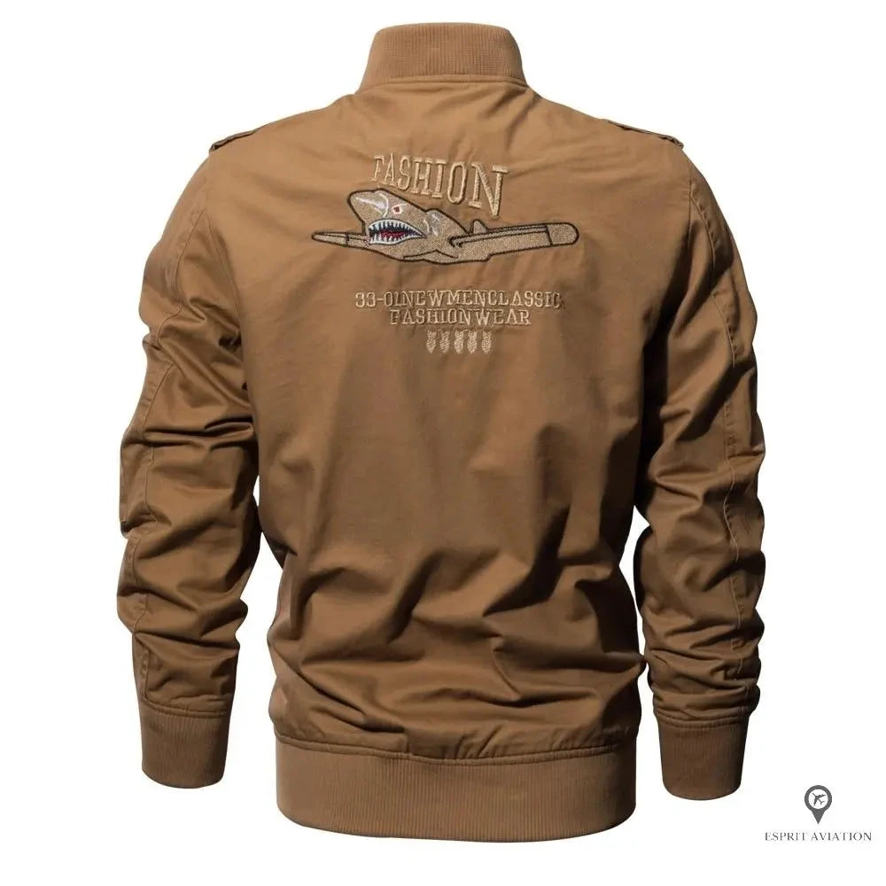 Veste Aviateur Homme<br /> Style Militaire 4 Veste Aviateur Homme<br /> Style Militaire – Image 2