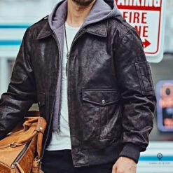 Veste Pilote Cuir 13 Veste Pilote Cuir -Esprit Aviation Veste Pilote Cuir Esprit Aviation 1677215078