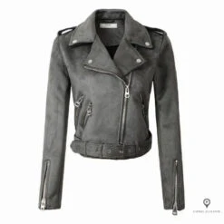 Veste Aviateur Femme Couleur Gris