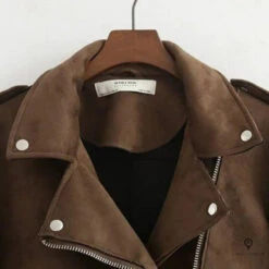 Veste Aviateur Femme Daim Marron -Esprit Aviation Veste aviateur femme daim marron Esprit Aviation 1690001745662