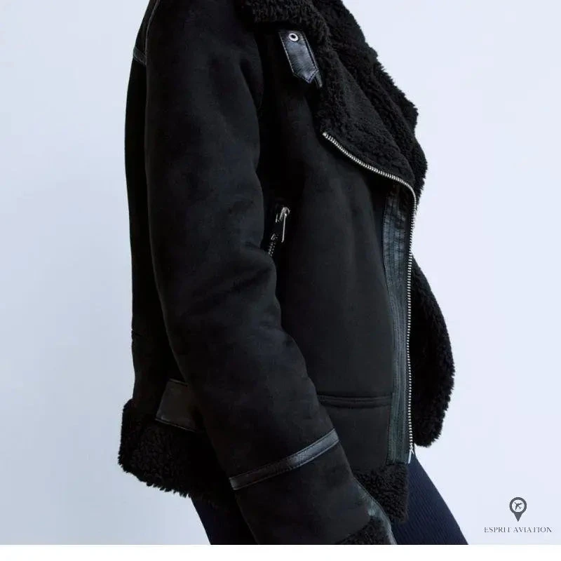 Veste Aviateur Femme Hiver 4 Veste Aviateur Femme Hiver – Image 2