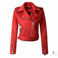 Veste Aviateur Femme Style Cuir Daim