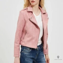 Veste Aviateur Perfecto En Cuir Daim Rose 7 Veste Aviateur Perfecto En Cuir Daim Rose -Esprit Aviation Veste aviateur perfecto en cuir daim rose Esprit Aviation 1688141466730