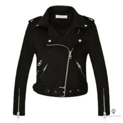 Veste D'aviateur Perfecto Femme Couleur Noire