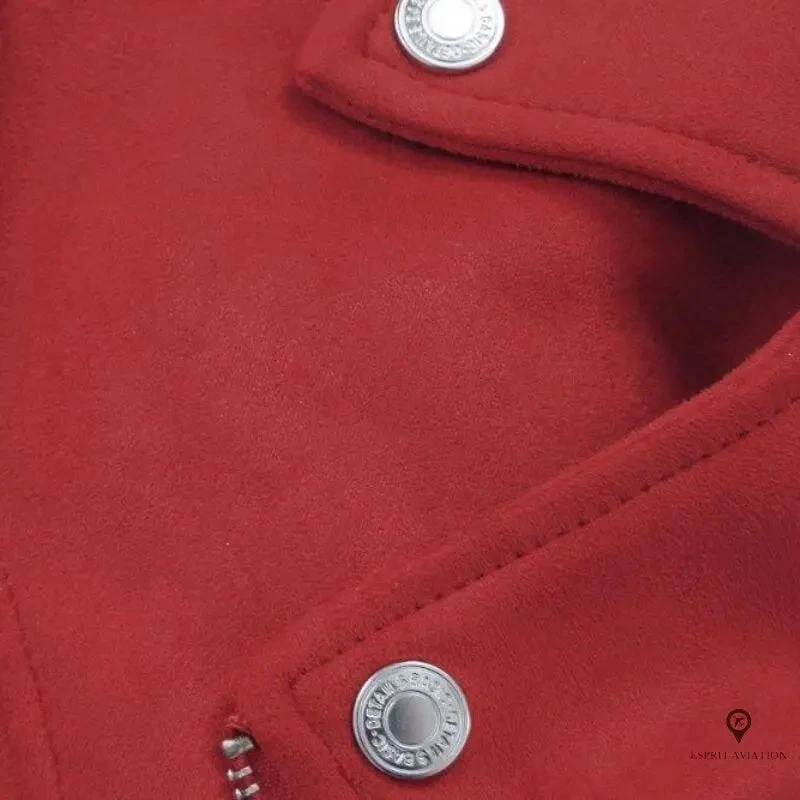 Blouson Aviateur Femme Bordeaux 6 Blouson Aviateur Femme Bordeaux – Image 4