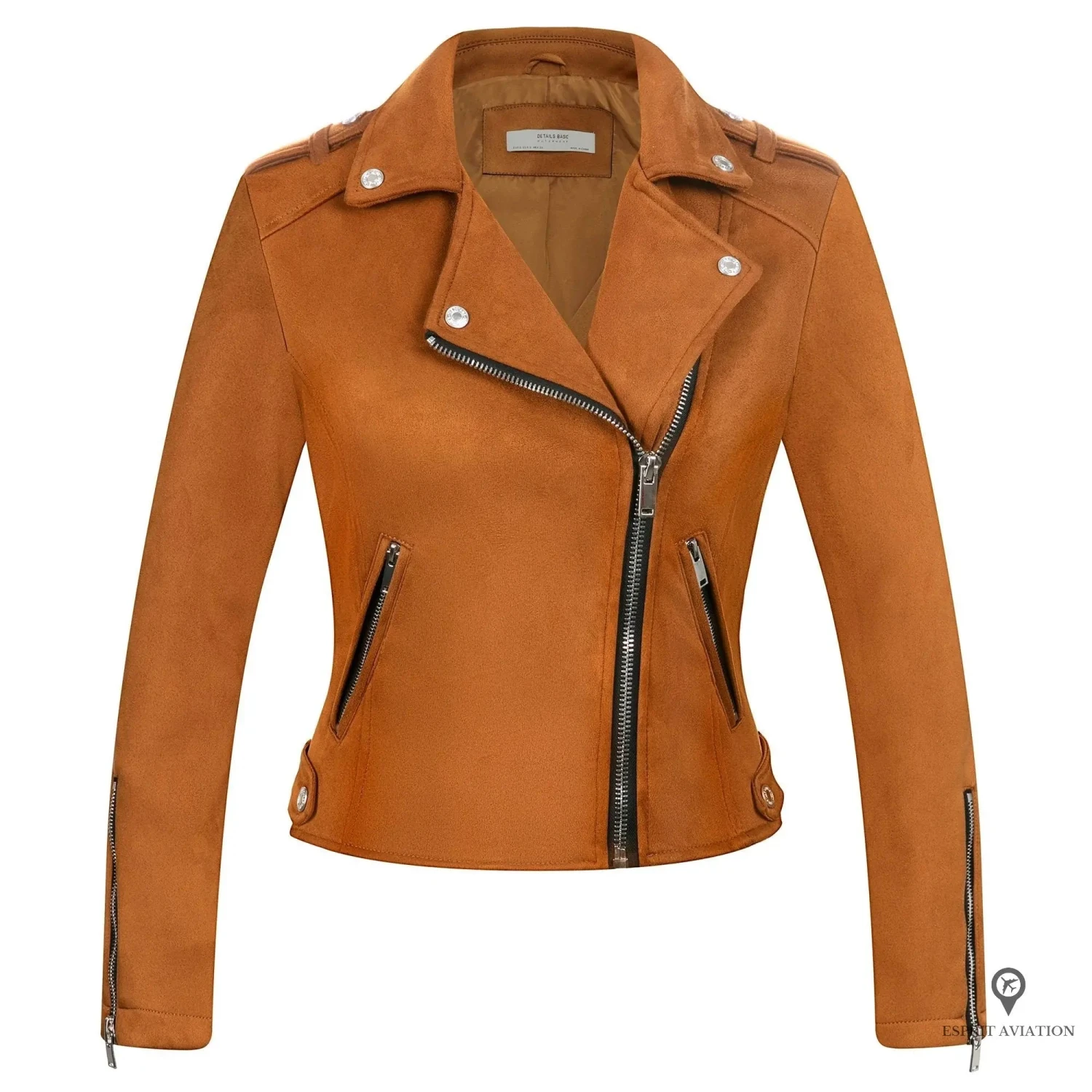 Veste Aviateur Femme Marron 3 Veste Aviateur Femme Marron