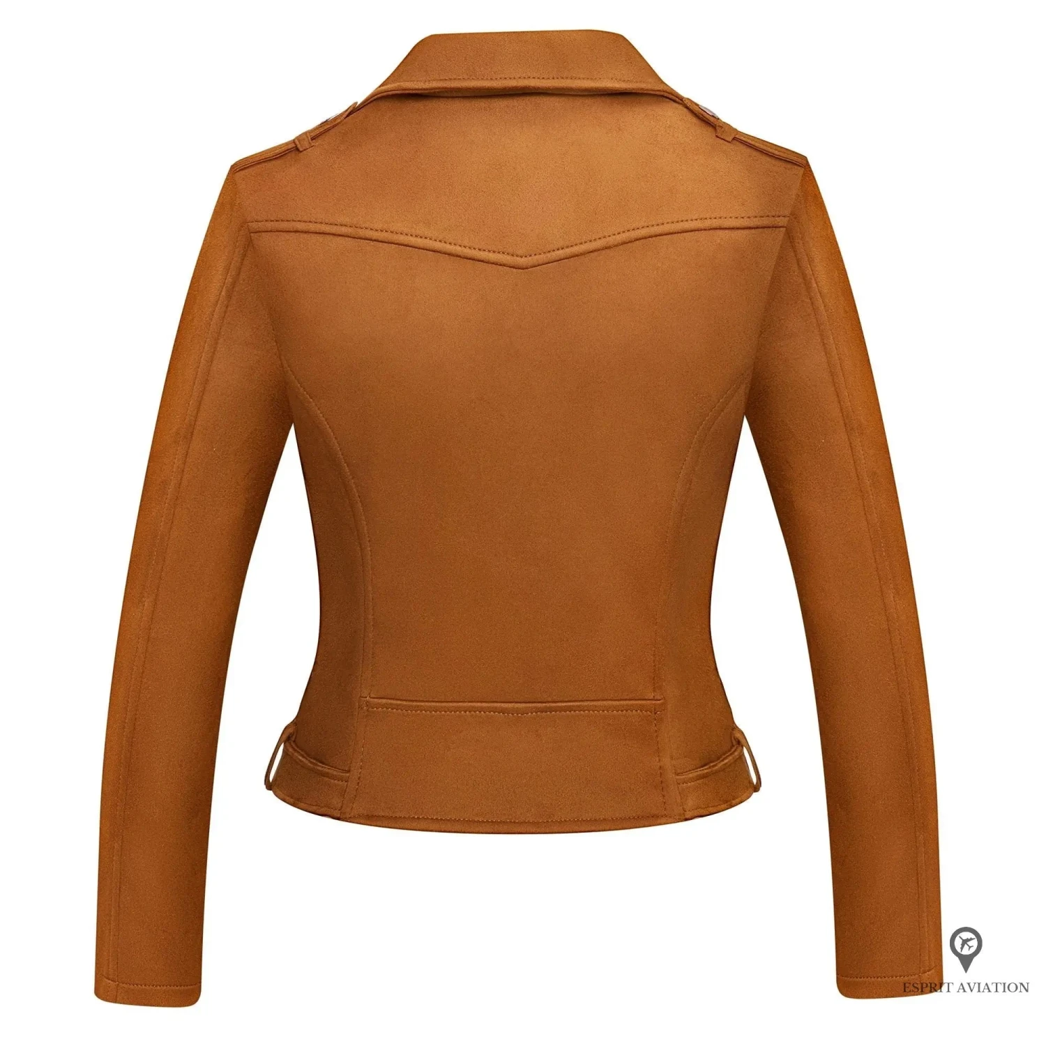 Veste Aviateur Femme Marron 5 Veste Aviateur Femme Marron – Image 3